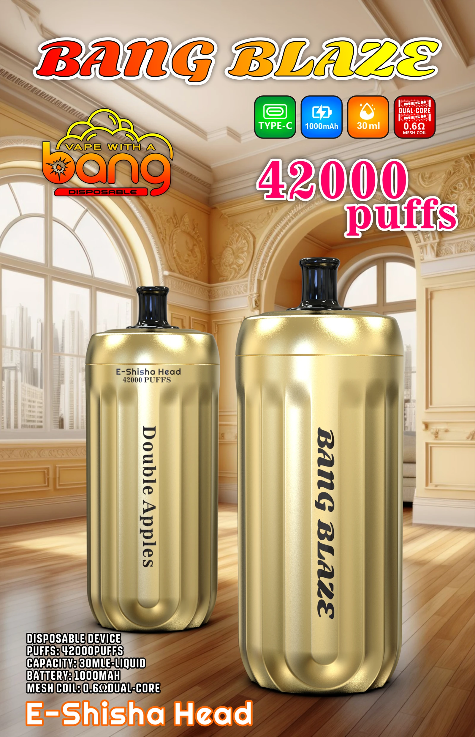 Bang King 12000 12K Züge Einweg-Vape
