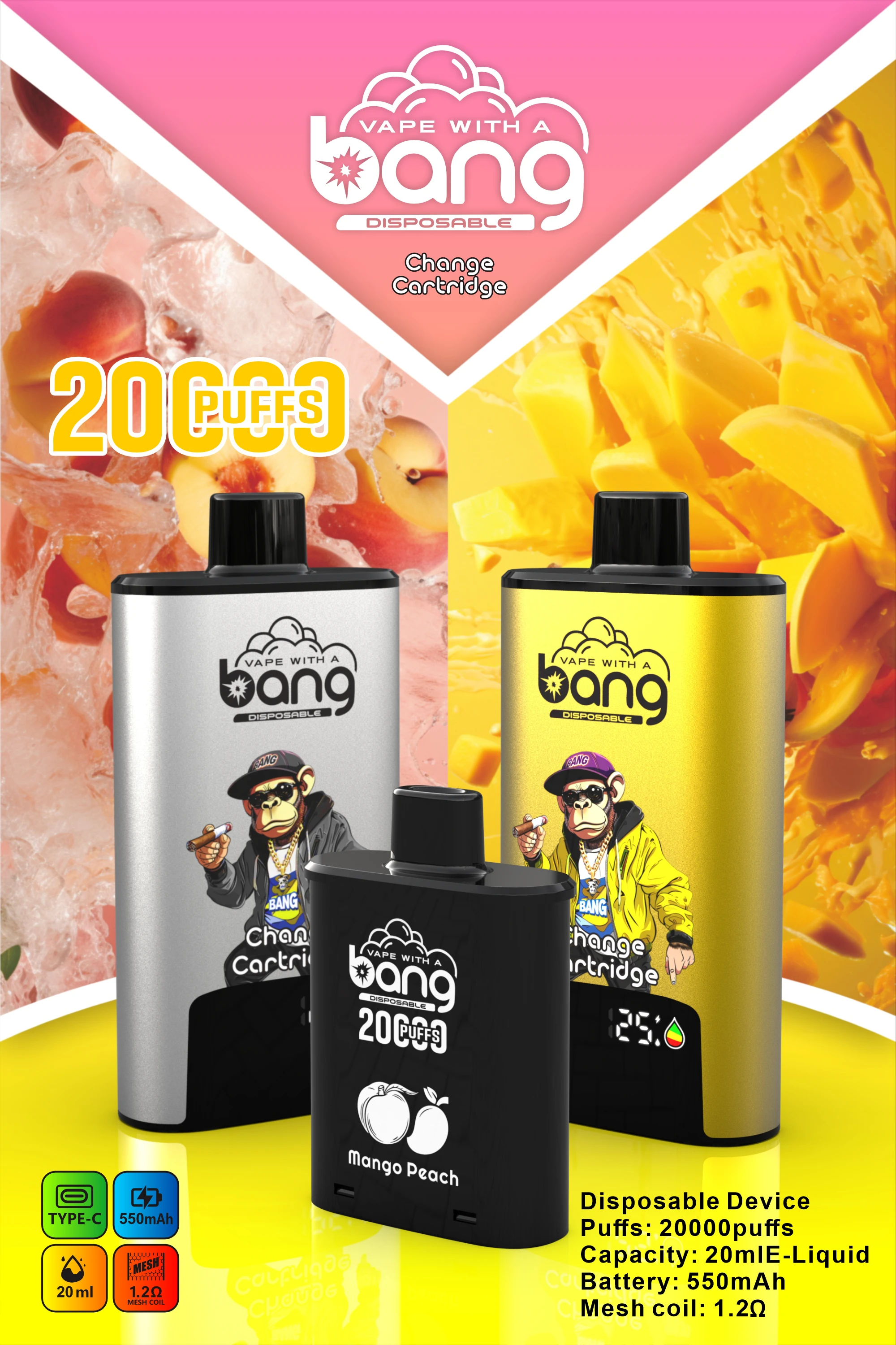 Bang Blaze Shisha 42000 42K Züge Einweg-Vape