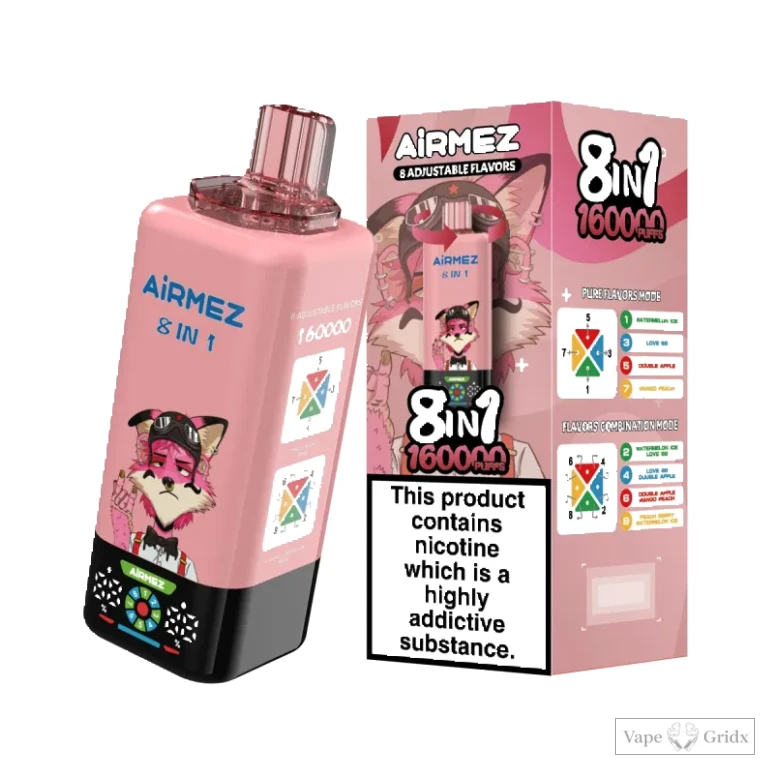 AiRMEZ FOX 160000 160K Züge Einweg Einweg-Vape