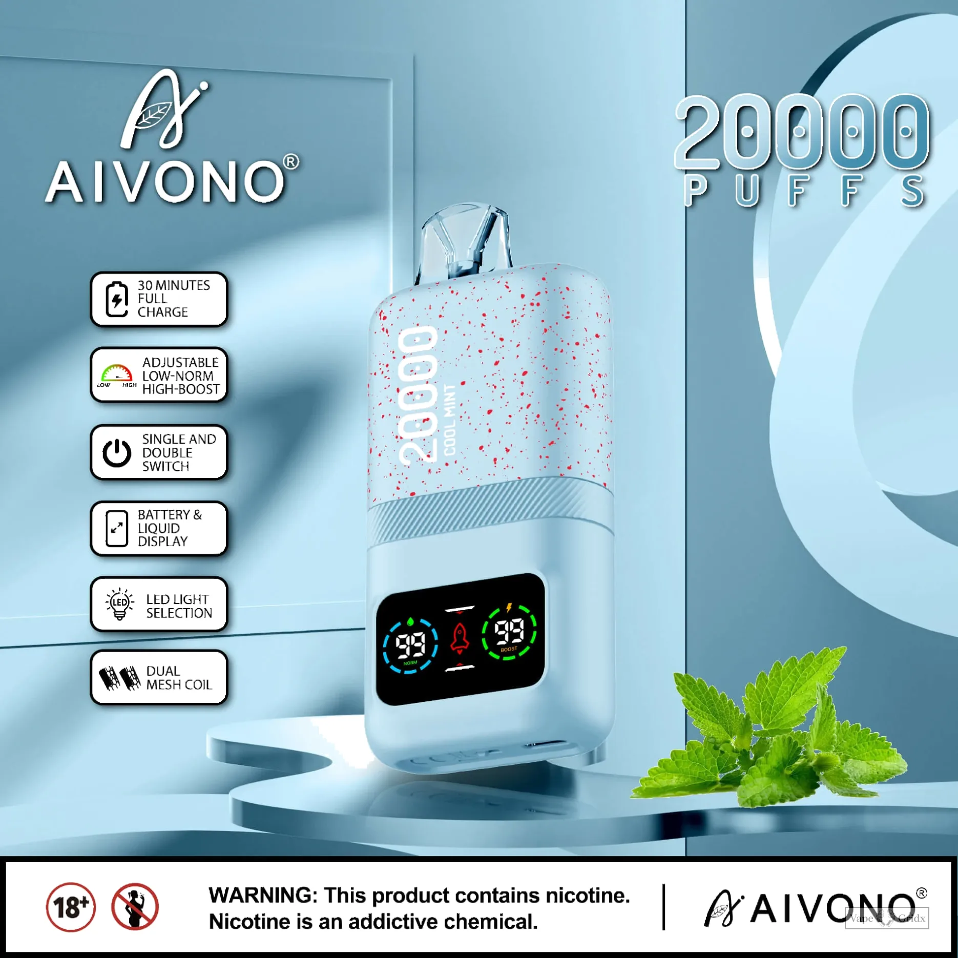 AIVONO AIM MAGIC 20000 20K Züge Einweg-Vape