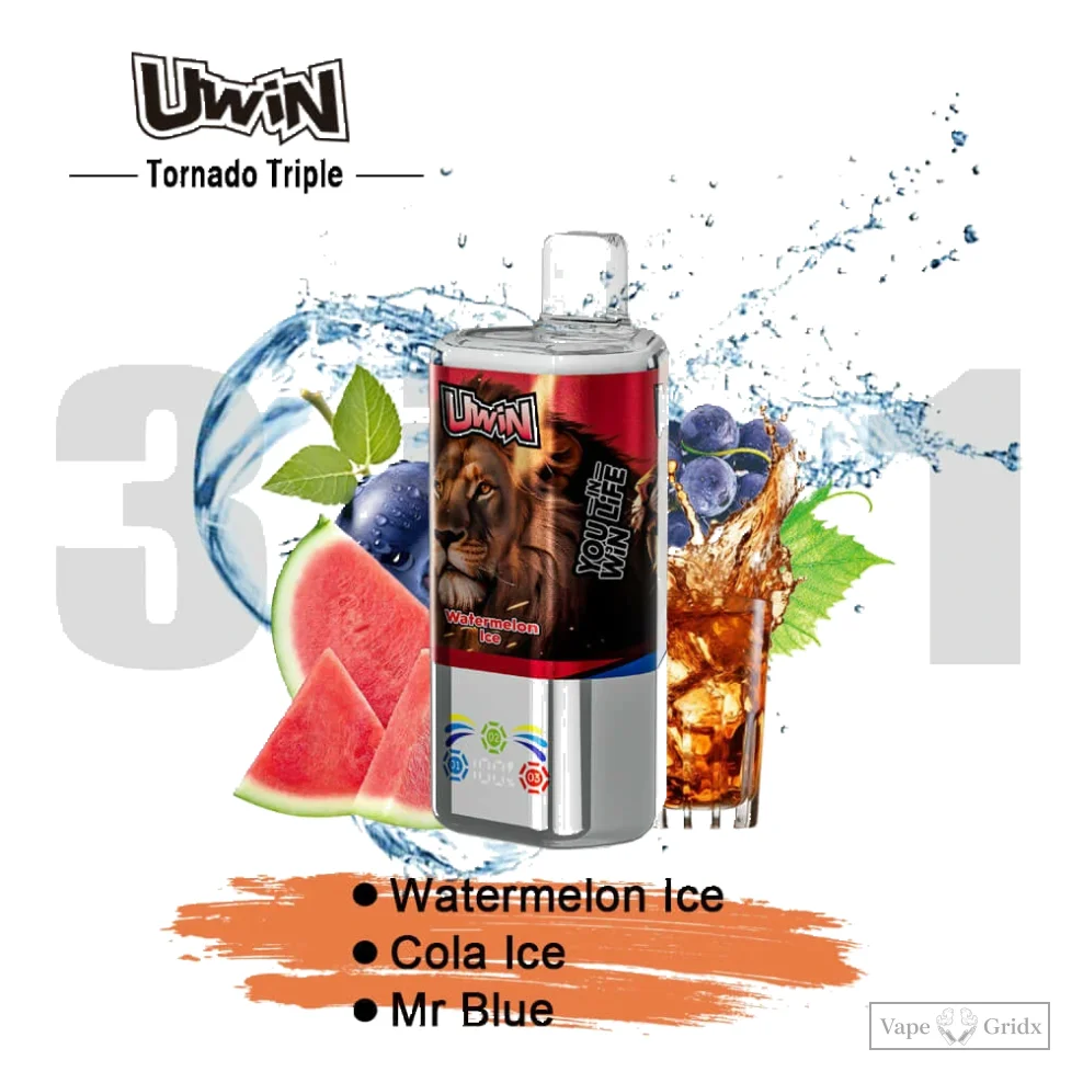 UWIN Tornado Triple 60000 60K Züge Einweg-Vape