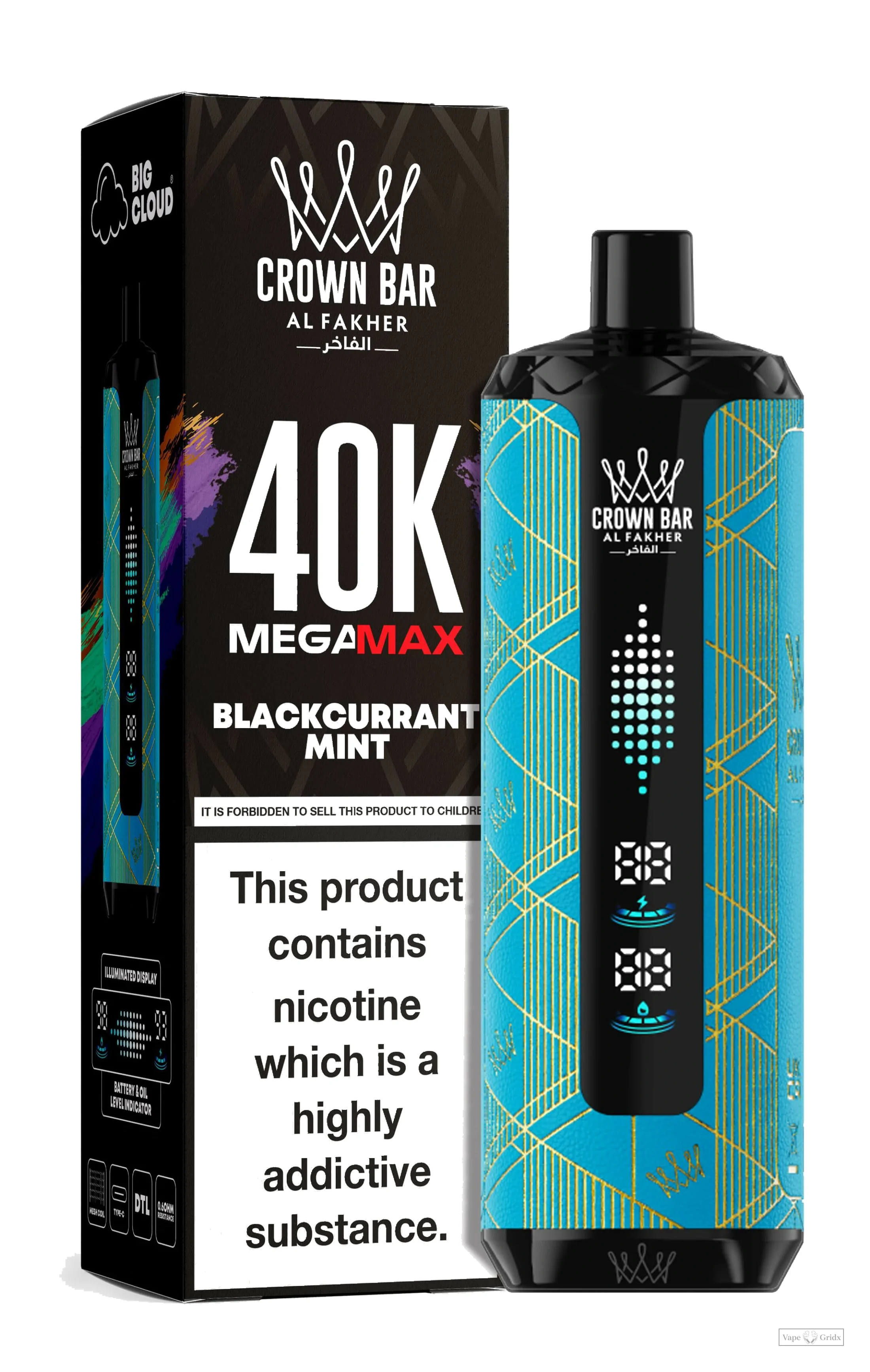 Al Fakher Mega Max 40000 40K Züge Einweg-Vape