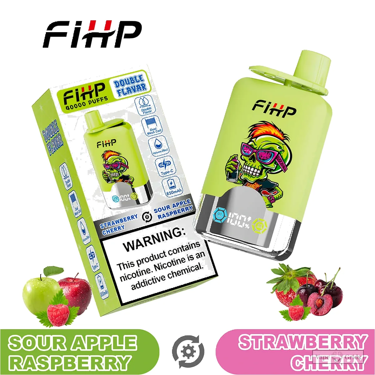 FIHP 40000 40K Züge 2in1 Einweg-Vape