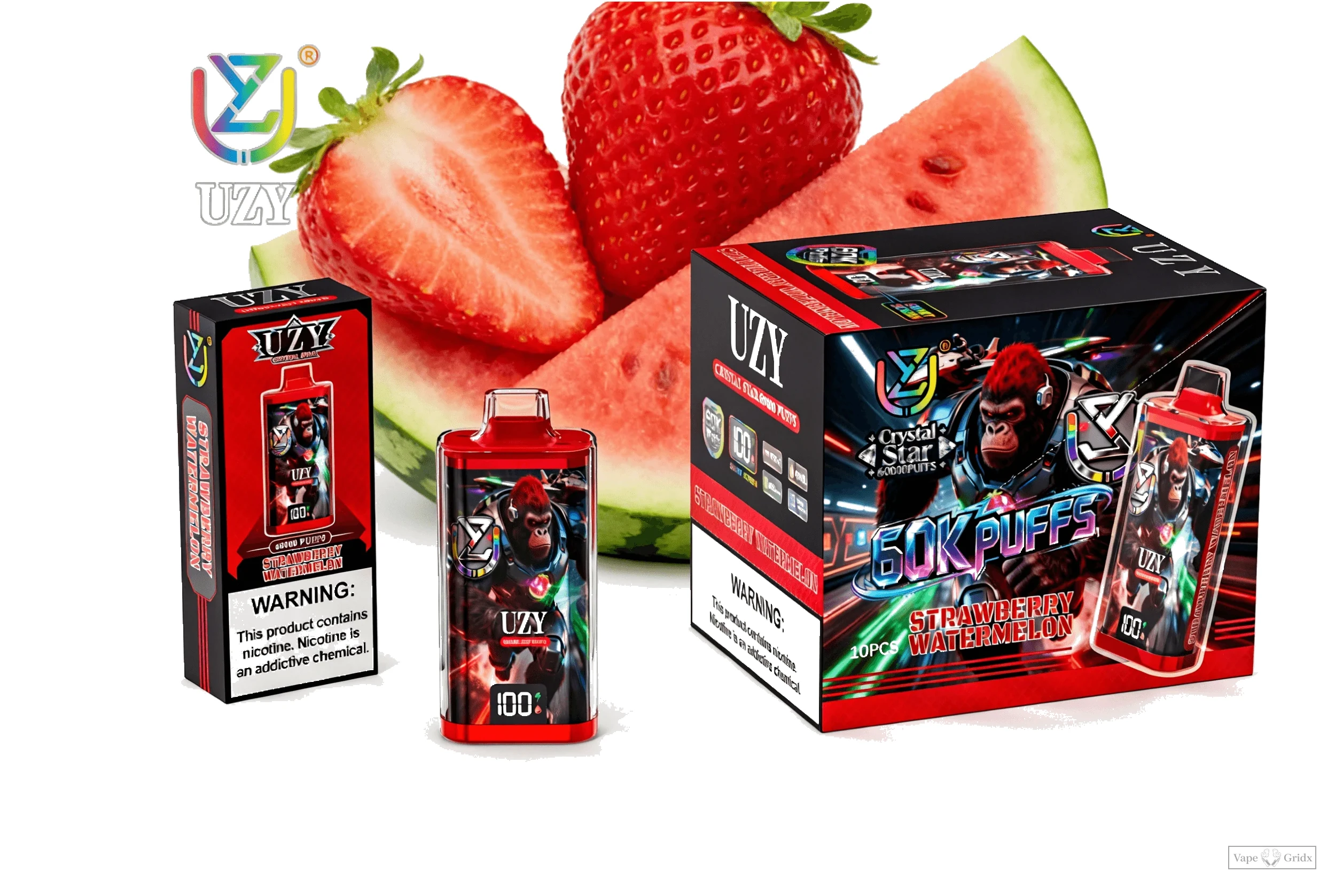 UZY Crystal Star 60000 60K Züge Einweg-Vape
