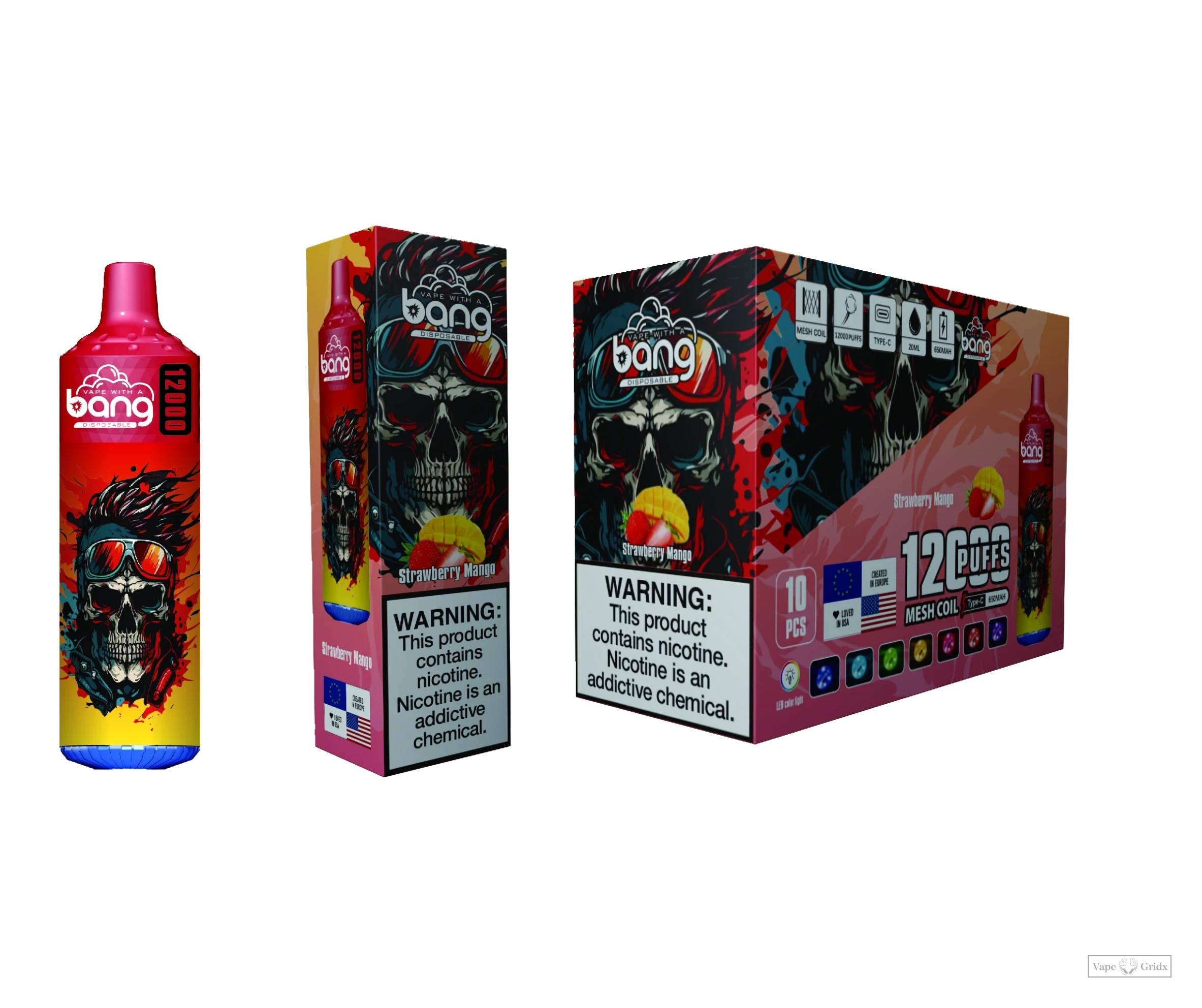 Bang 12000 12K Züge Einweg-Vape