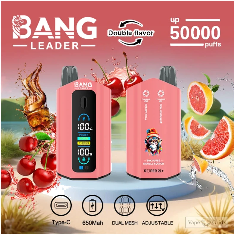 Bangleader 50000 50K Züge Dual Geschmack Einweg-Vape