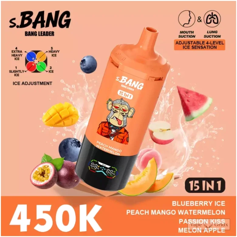Bang Leader 450000 450K Züge 15in1 Einweg-Vape